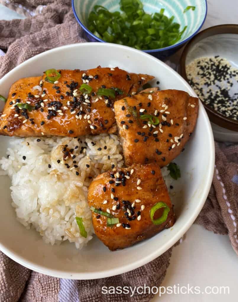 Teriyaki salmon