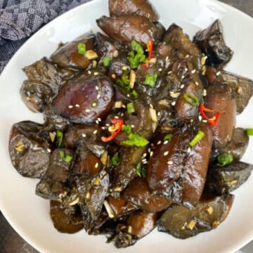 Chinese Eggplant with Garlic Sauce