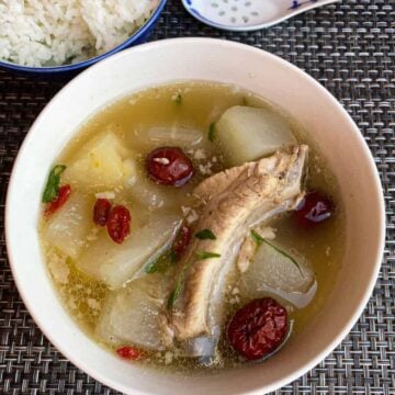 Chinese winter melon soup