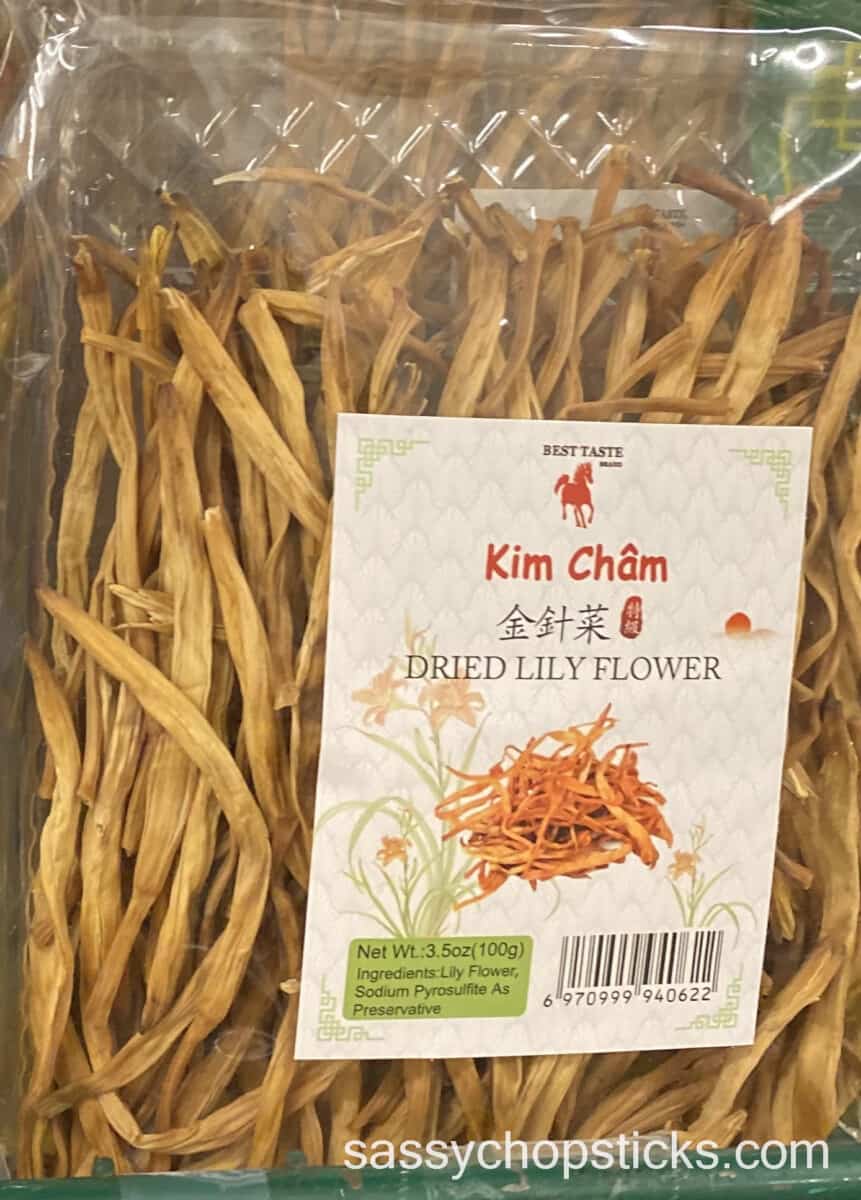 Chinese dried lily flower