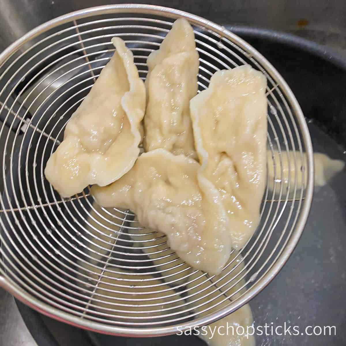 boiling dumplings