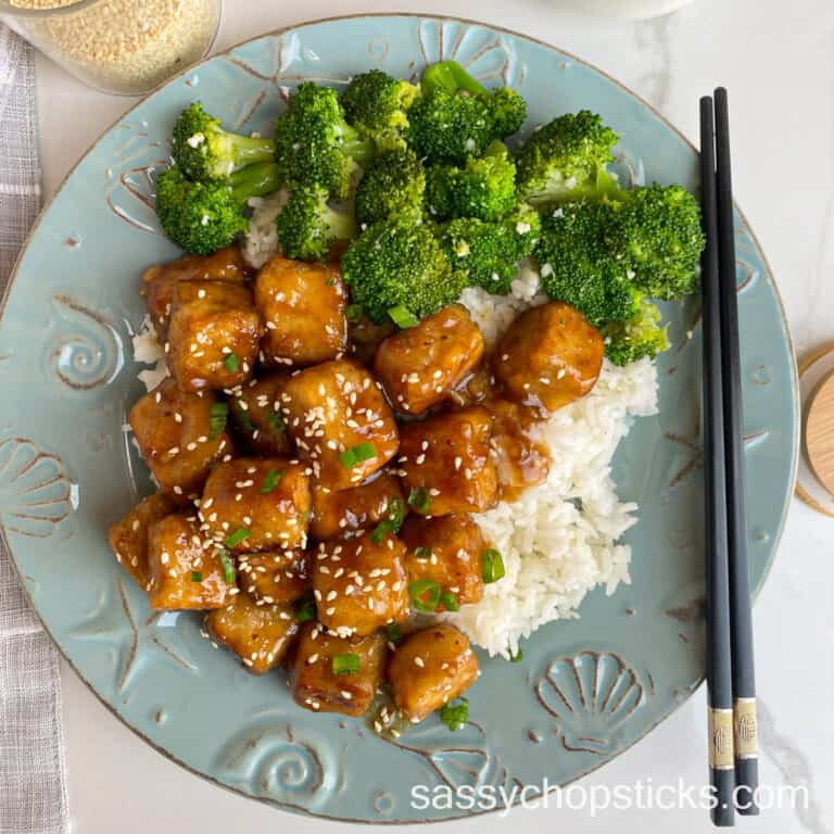General Tso's tofu