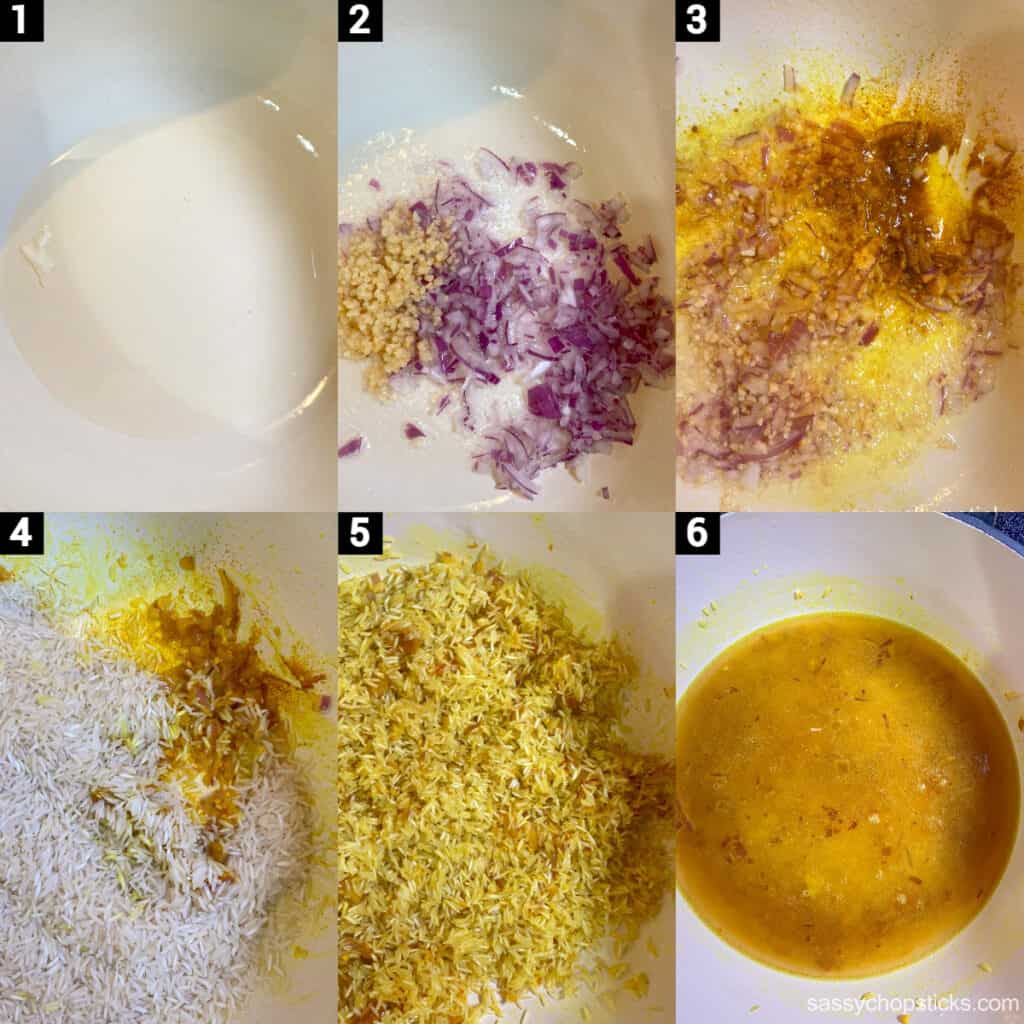 Turmeric Rice - Sassy Chopsticks