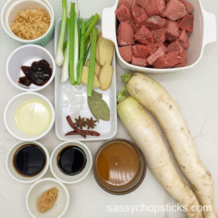 Chinese Braised Beef Stew With Daikon Recipe Sassy Chopsticks