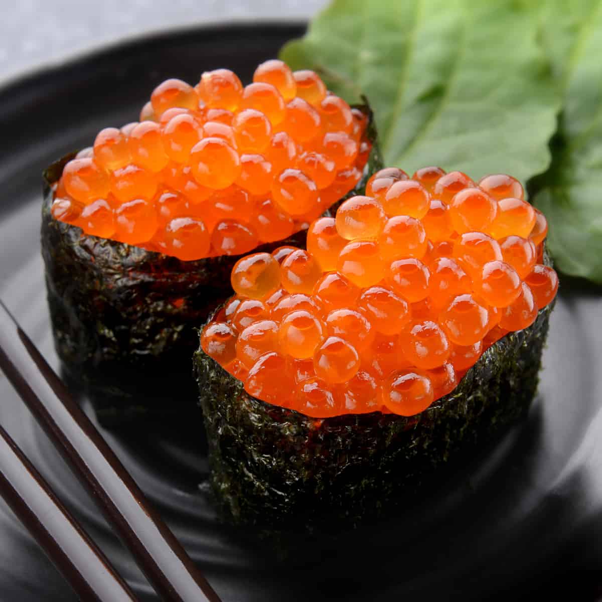 salmon eggs sushi 