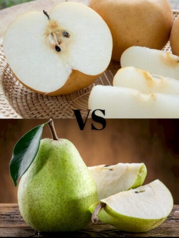 Asian pear vs pear