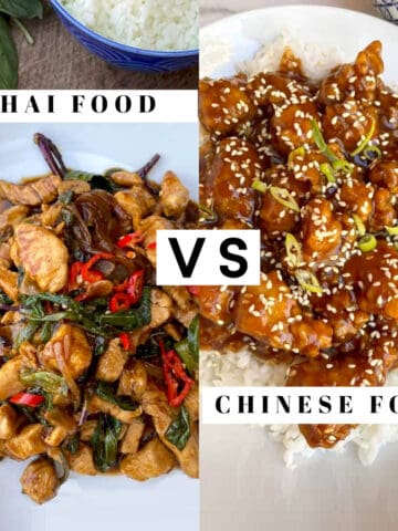 thai food vs chinese food