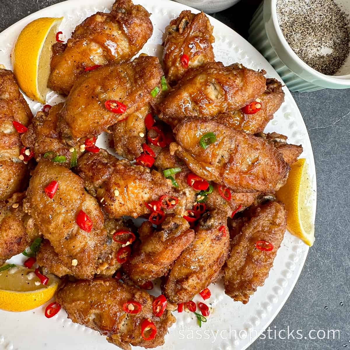 Chinese salt and pepper chicken wings 3