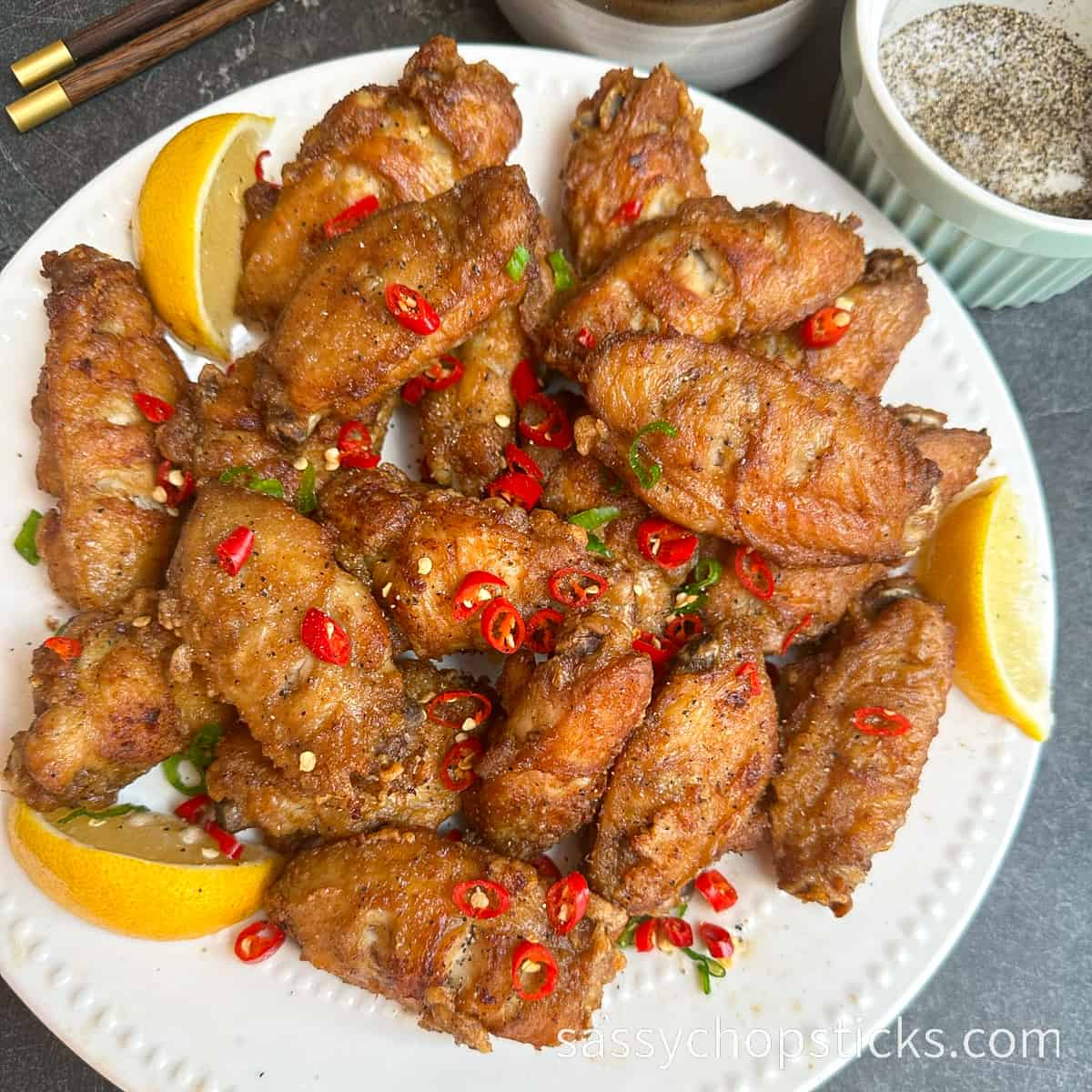 Chinese salt and pepper chicken wings 4