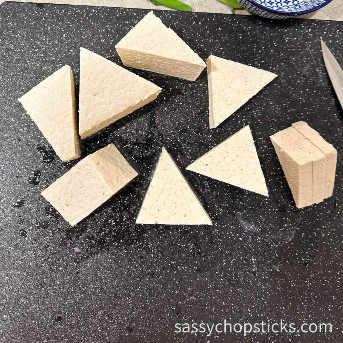 tofu slices