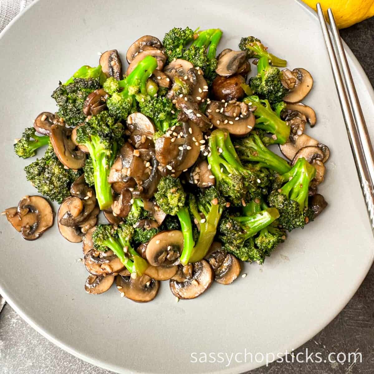 broccoli and mushroom stir fry 3