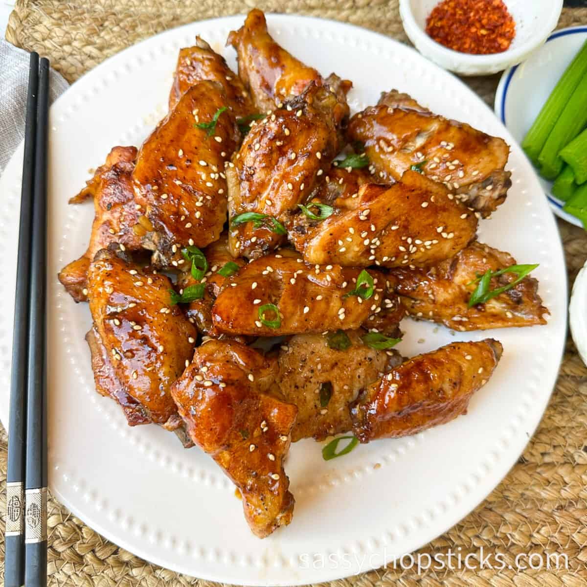 baked Asian chicken wings 4