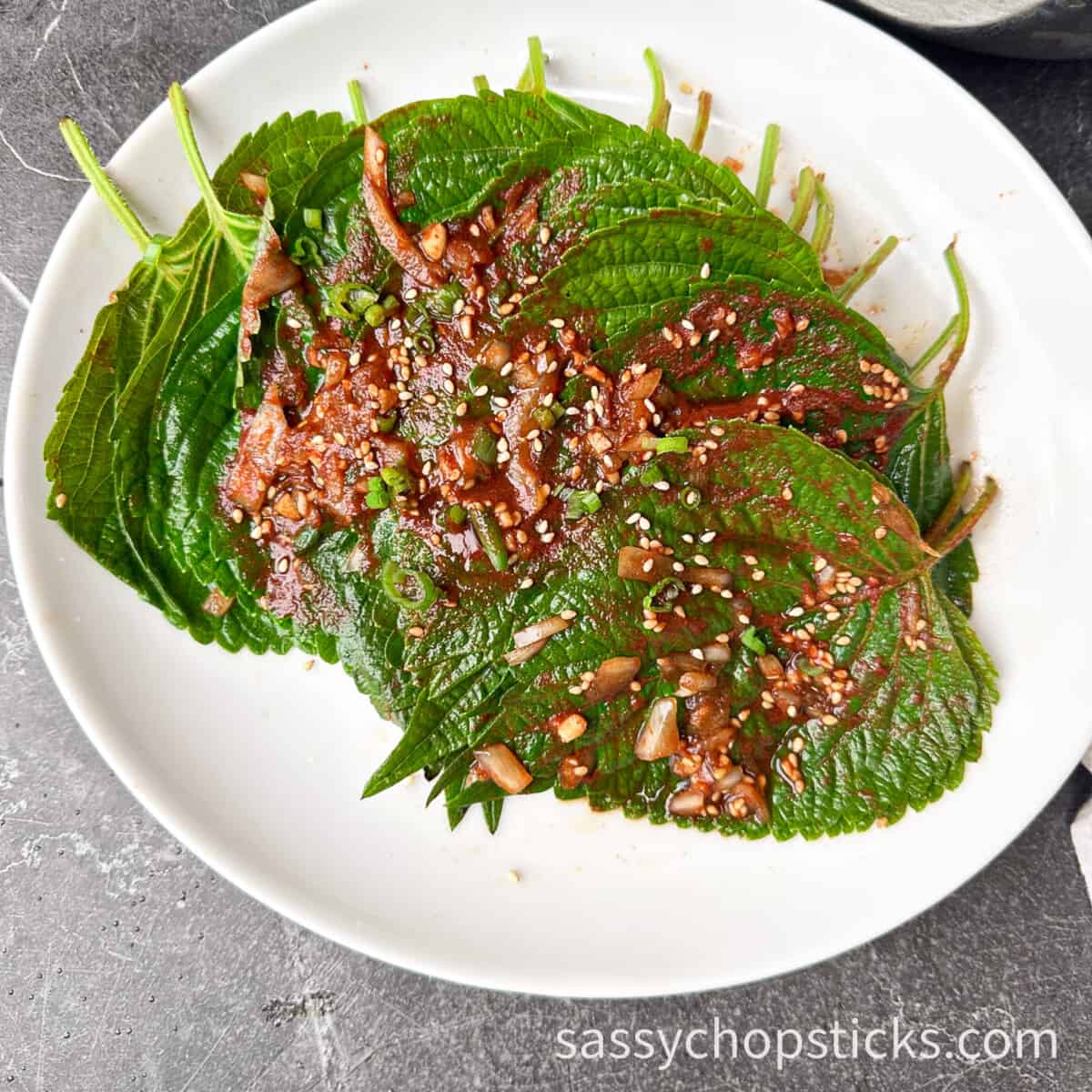 perilla leaf kimchi 2