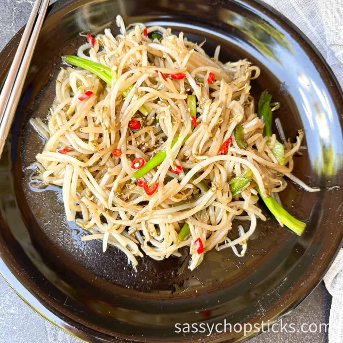 stir fry mung bean sprouts 5