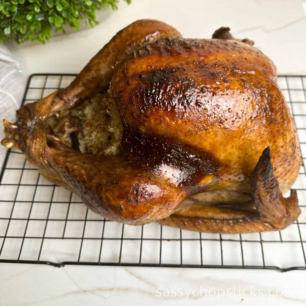 Asian roast turkey 1