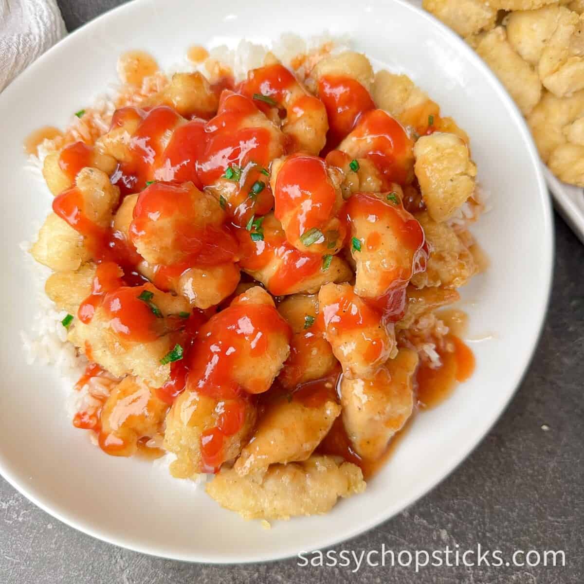 air fryer sweet and sour chicken 6