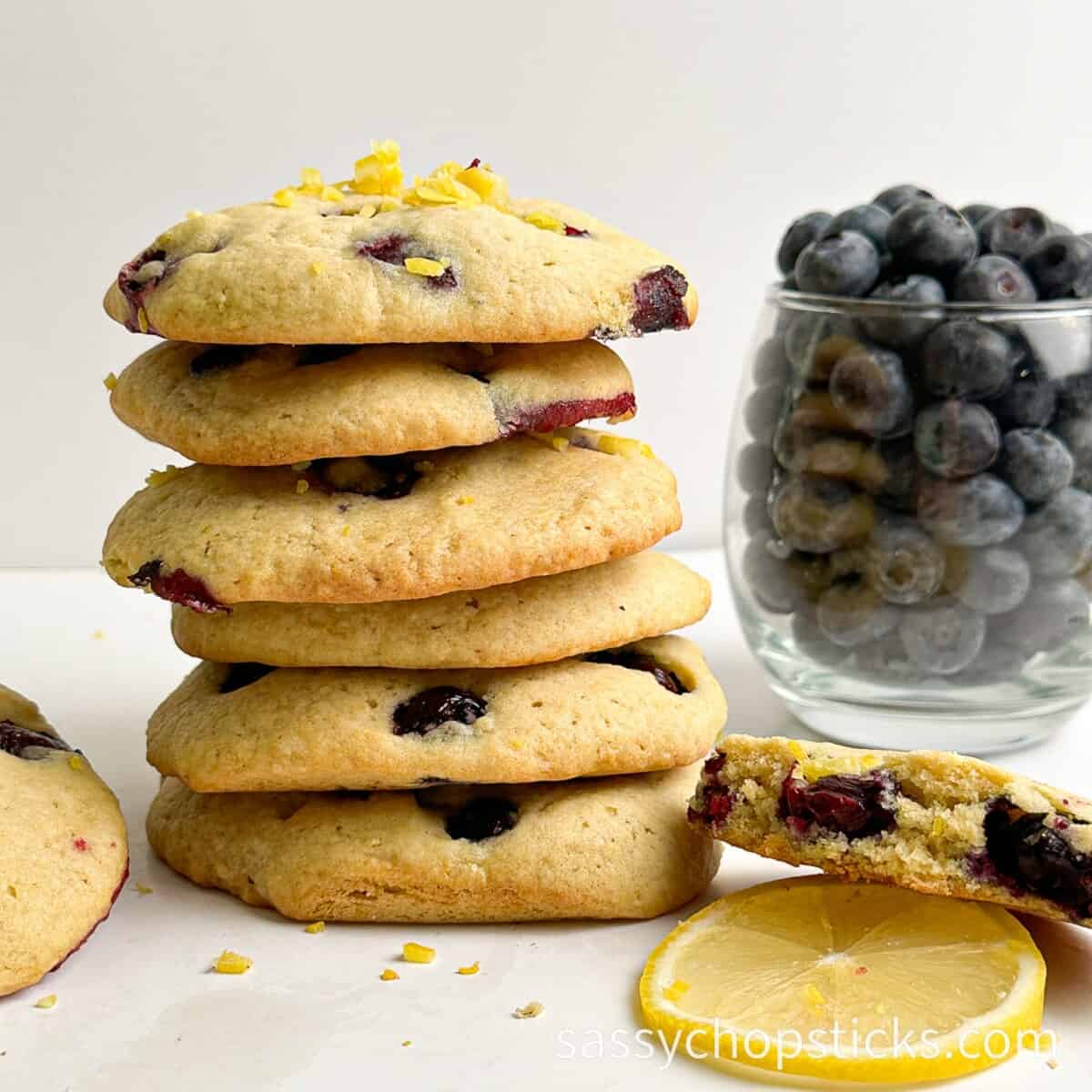 lemon blueberry cookies 2