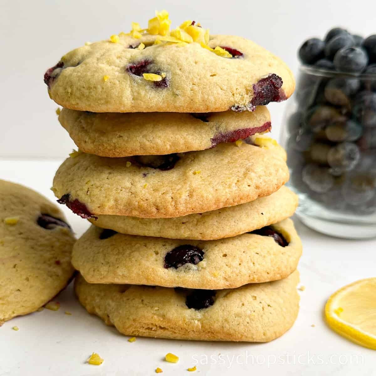 lemon blueberry cookies 6