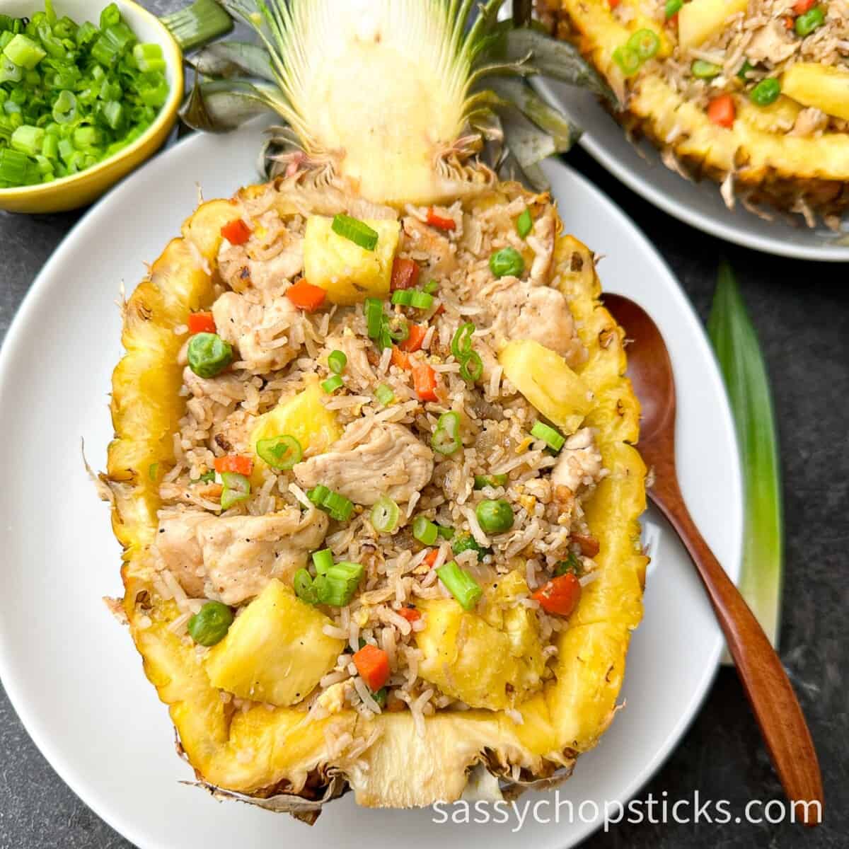pineapple chicken fried rice 6