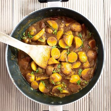 vegan potato curry