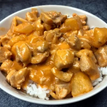 coconut curry chicken with potatoes