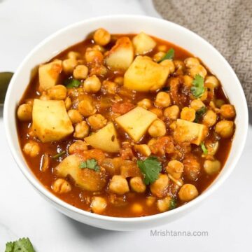 potato chickpea curry