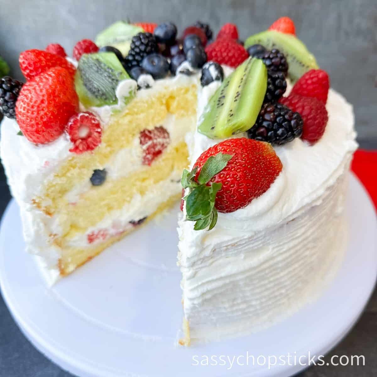 Asian fruit cake 4