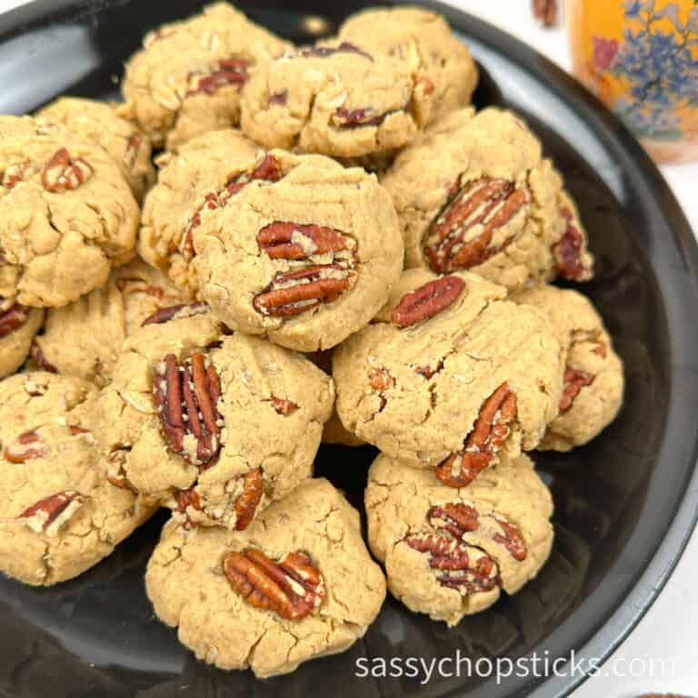 peanut butter pecan cookies 1