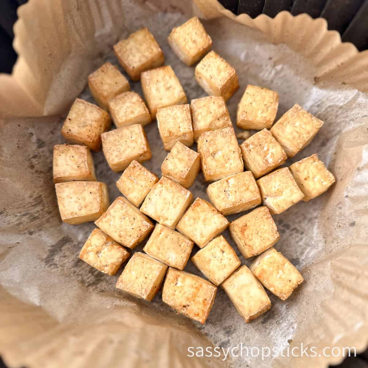 air fried tofu