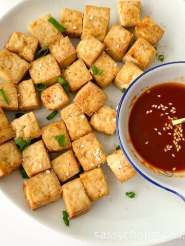 air fryer tofu nuggets 1