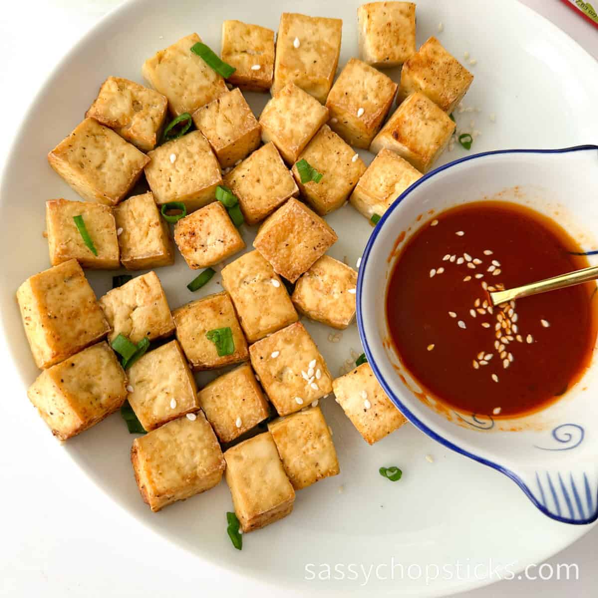 air fryer tofu nuggets 1