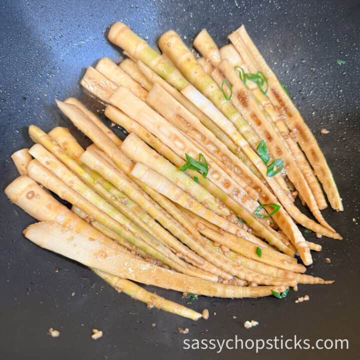 Authentic Braised Bamboo Shoots Recipe (油焖笋) - Sassy Chopsticks