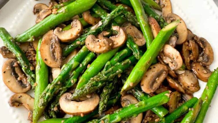 asparagus-and-mushrooms