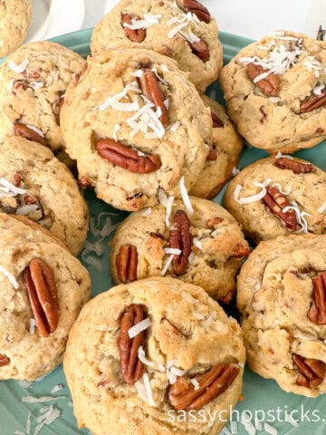 coconut peacan cookies 1