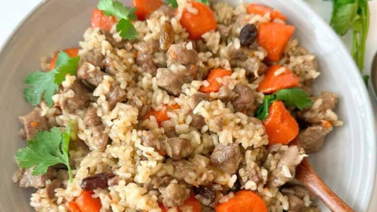 lamb pilaf.