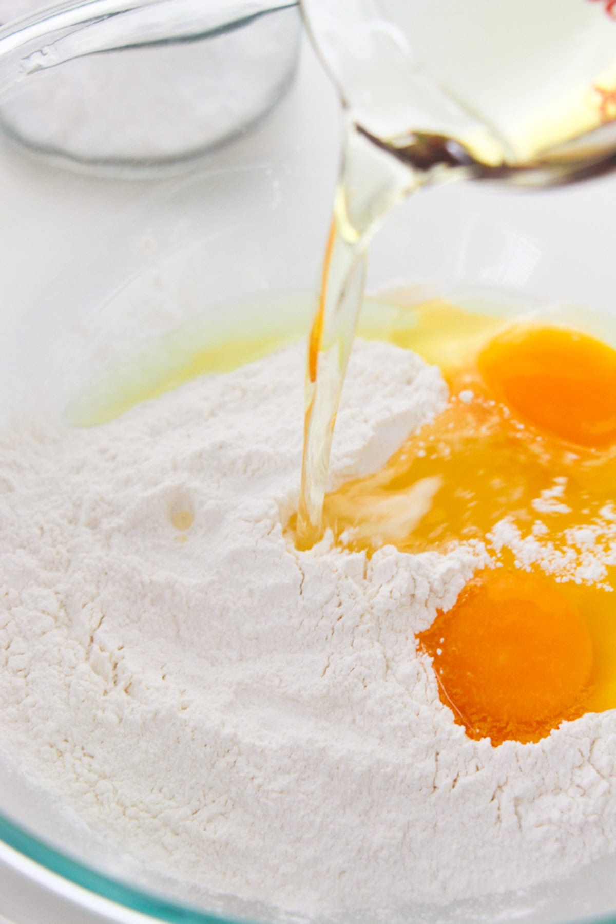 Lemon white chocolate cookies cooking step 1.