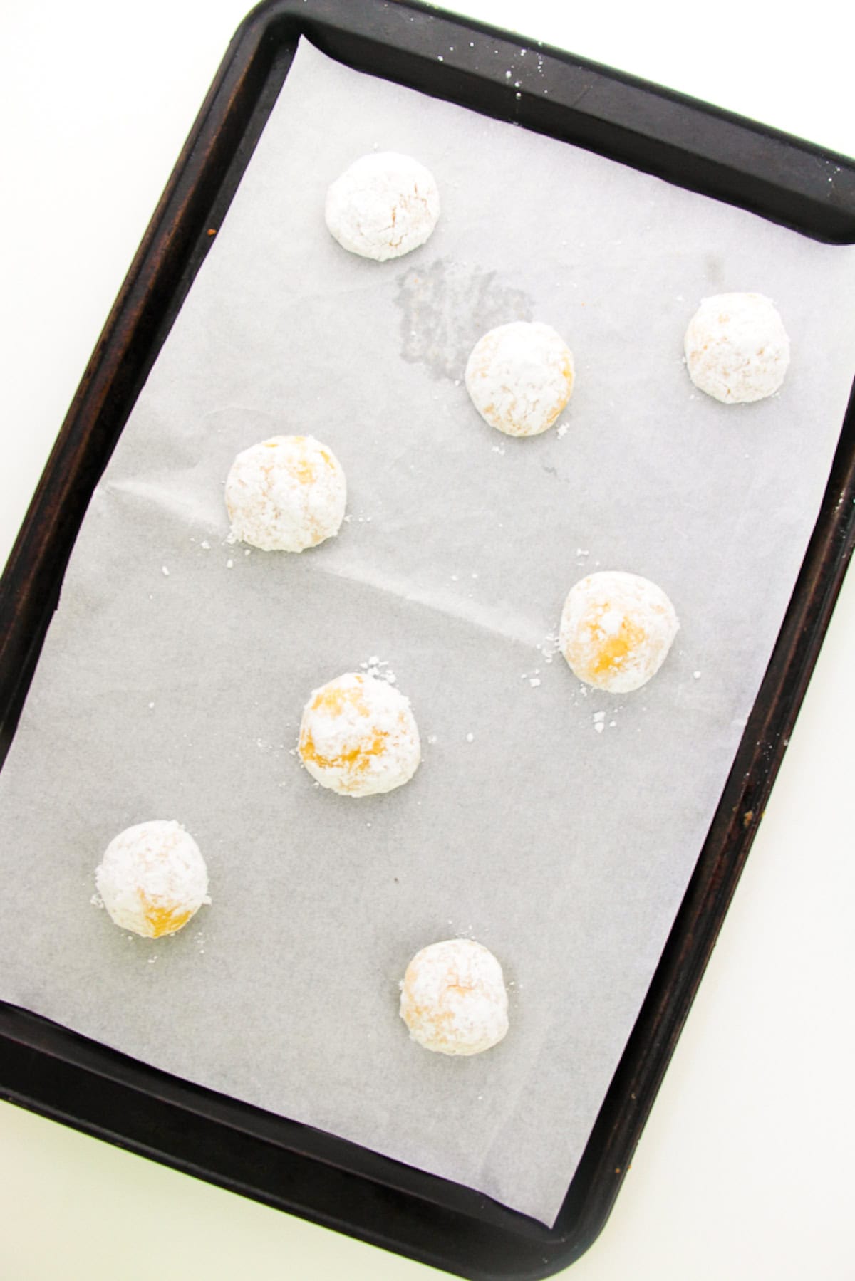 Lemon white chocolate cookies cooking step 6.