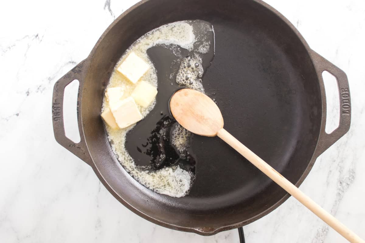 Honey Butter Skillet Corn cooking step 1.