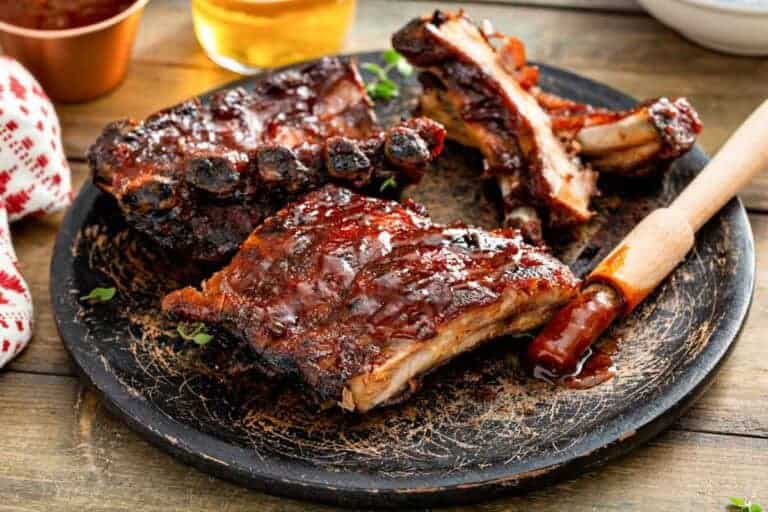 Claim-Jumper-Ribs on a plate.
