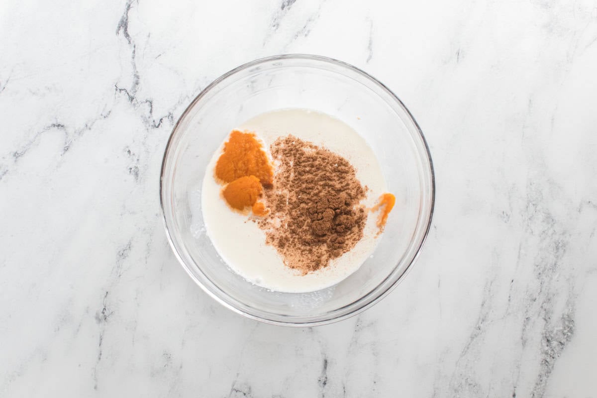 Homemade Pumpkin Spice Coffee Creamer step 2.