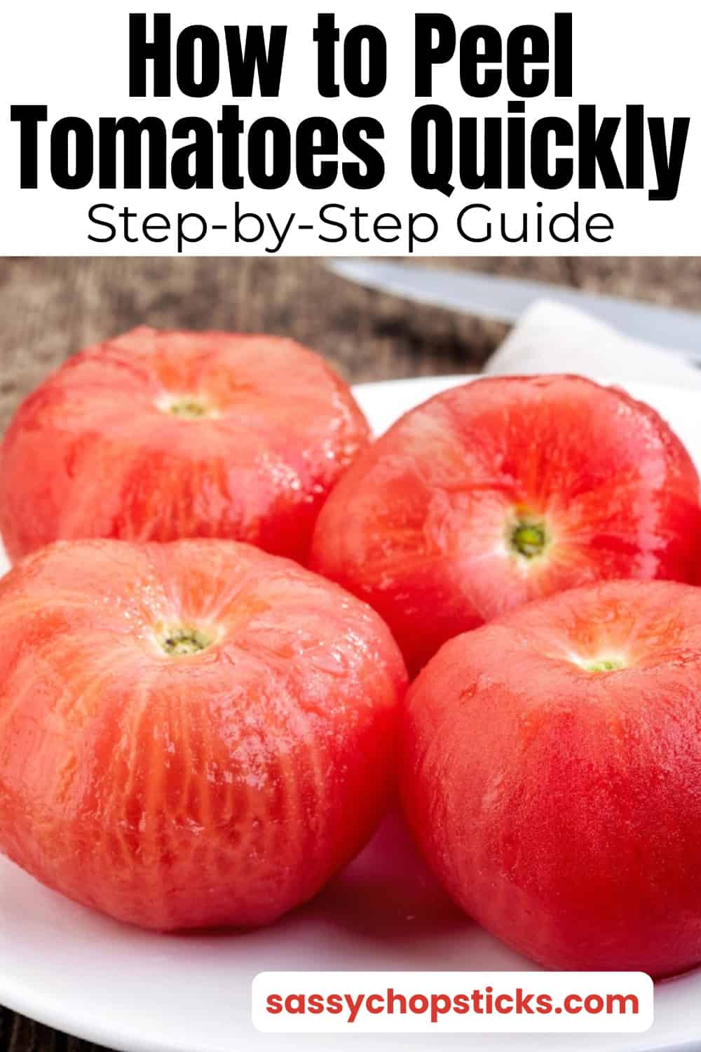 How to peel tomatoes pin.