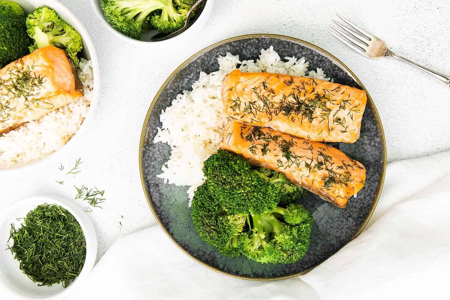 A light and flavorful salmon dish with a zesty lemon-dill finish.