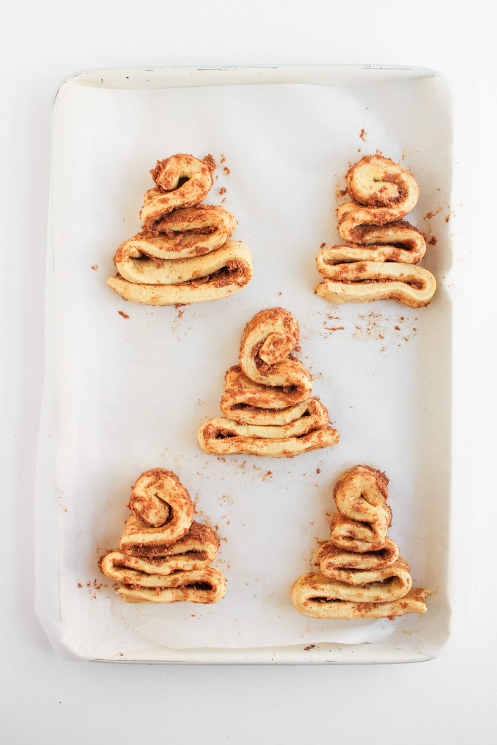 Christmas Tree Cinnamon Rolls: Simple Holiday Treat - Sassy Chopsticks