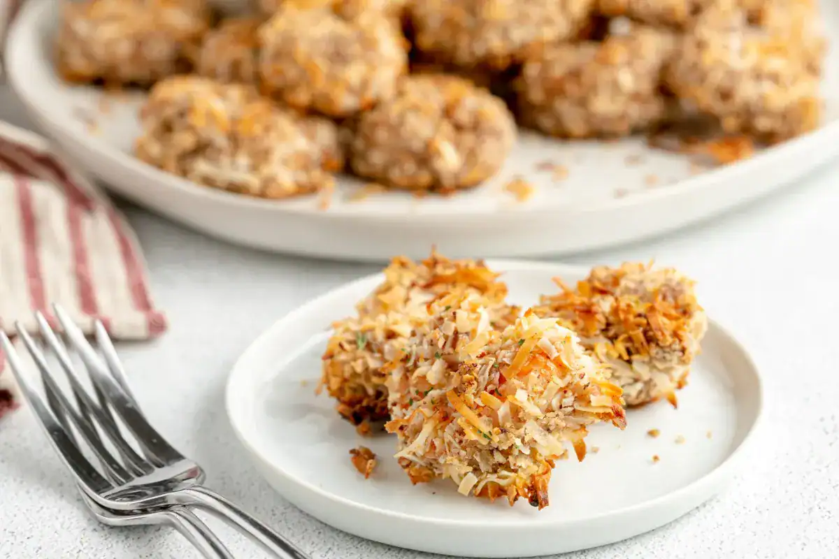 Crispy coconut pecan shrimp.