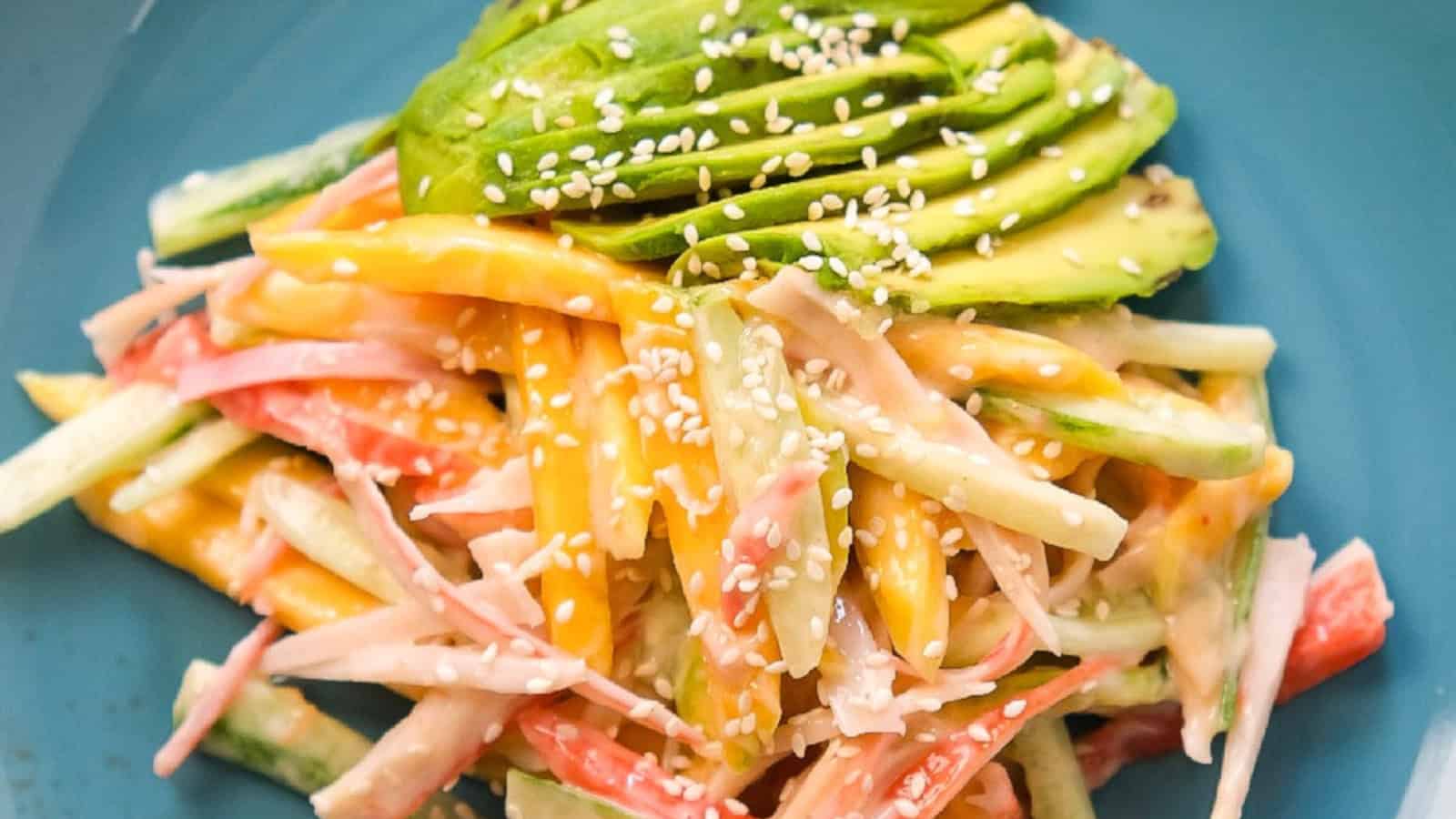 Quick and Easy Spicy Crab Salad in Just 15 Minutes
