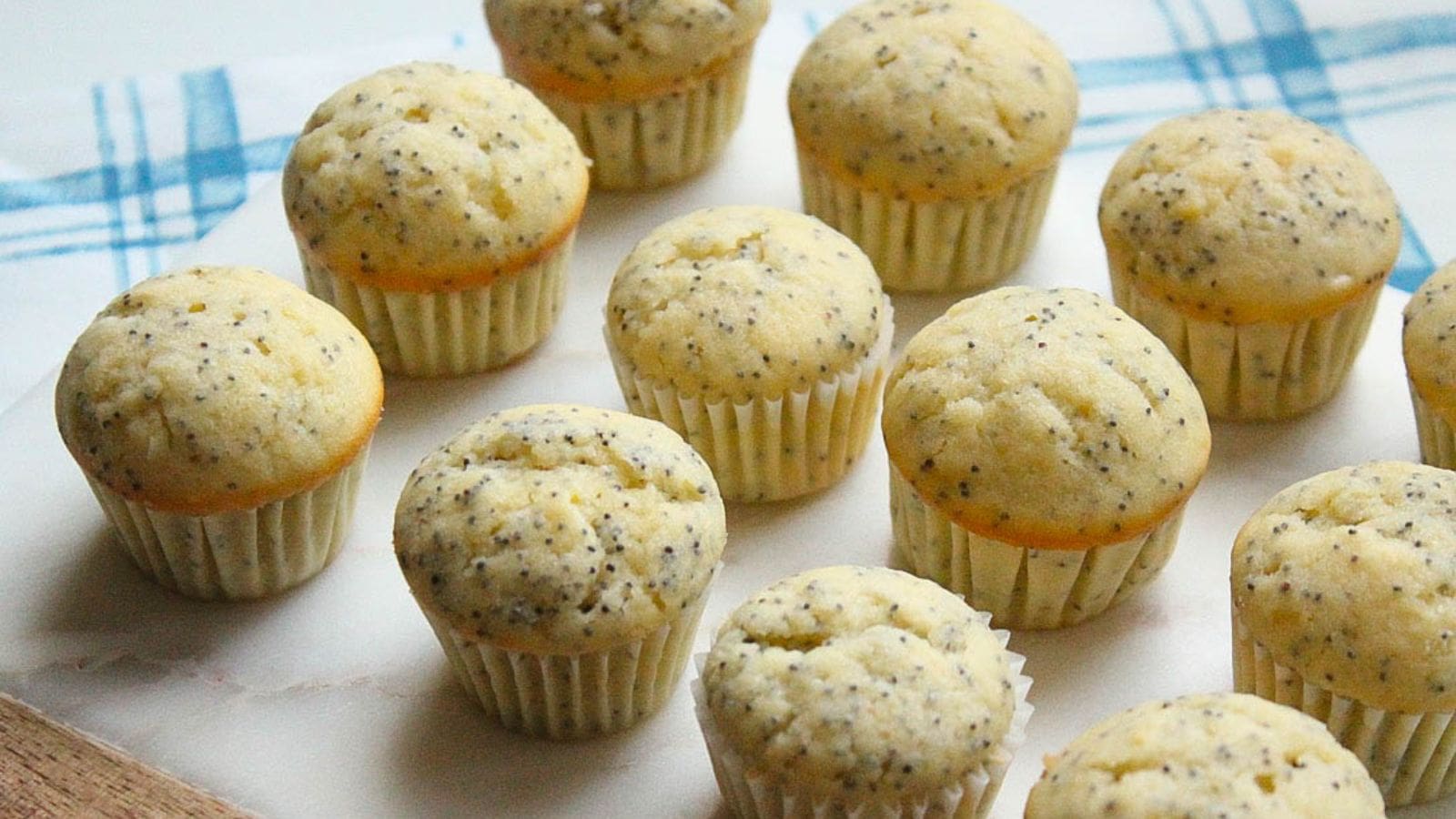 Lemon poppyseed muffins baked bright with citrus flavor and soft crumb.