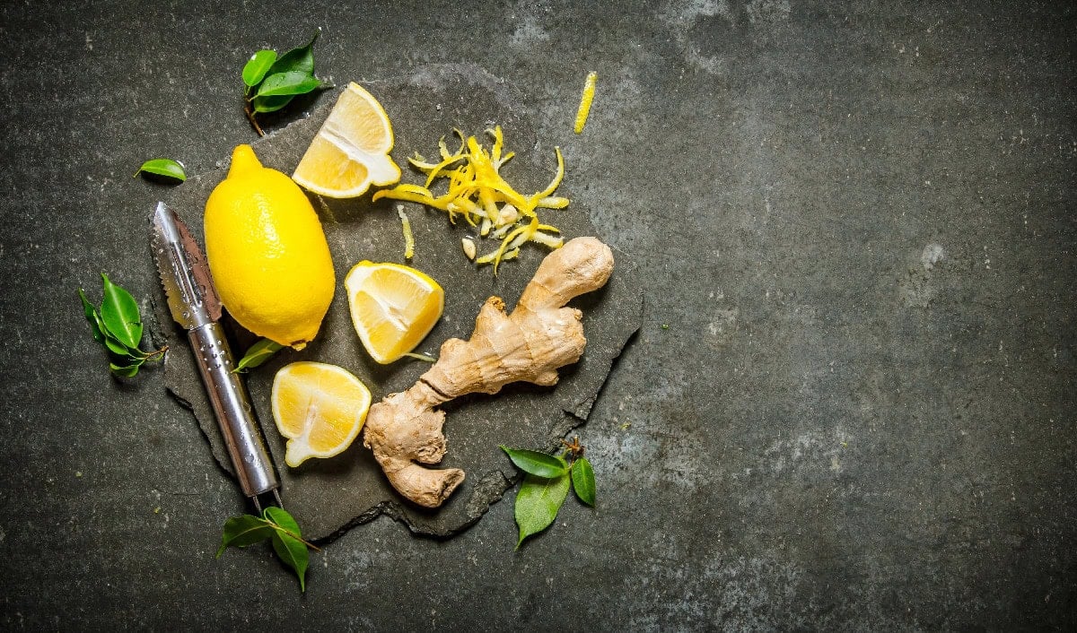 Lemon zest and fresh ginger as substitutes for lemongrass flavor.