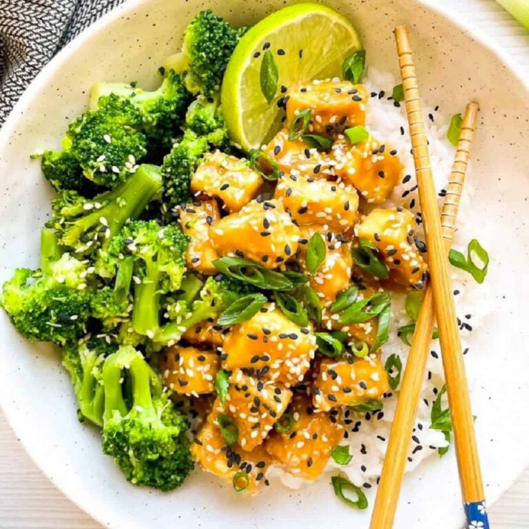 Sesame Tofu With Broccoli Ready in 30 Minutes