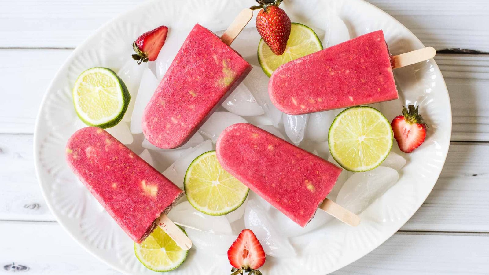 Creamy berry avocado popsicles with a naturally sweet flavor.