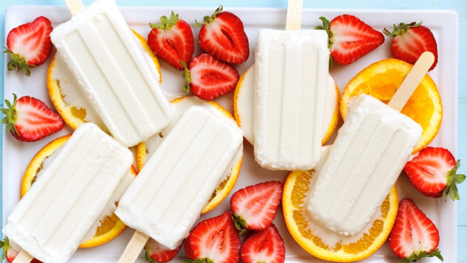 Creamy coconut paletas with a smooth tropical flavor.